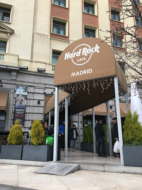 マドリードのハードロックカフェ