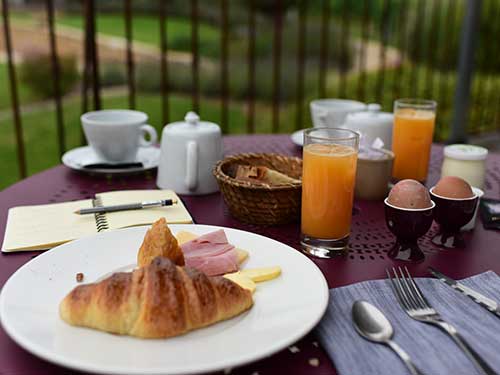 Hotel – Spa Le Saint Cirqの朝食