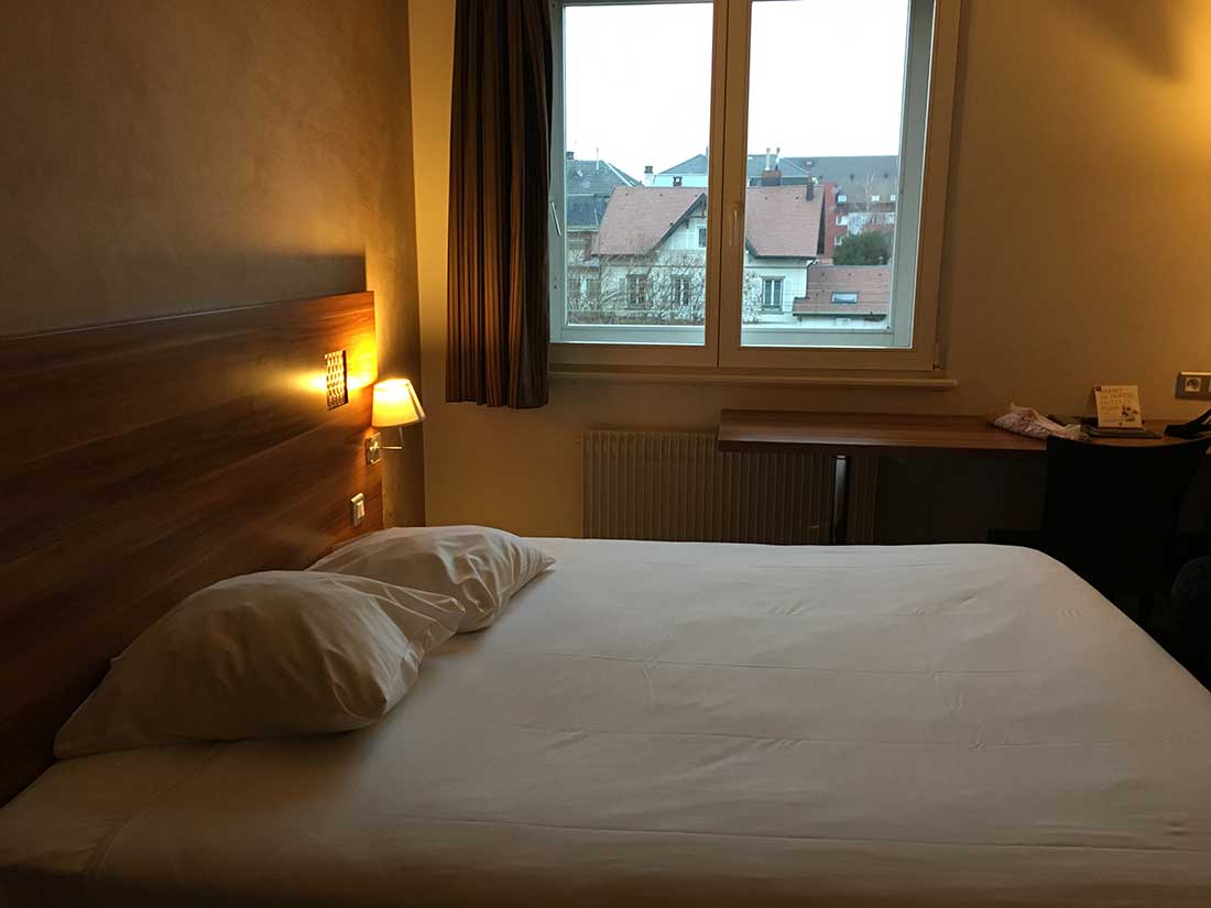 Hotel The Originals Colmar Gare（ex P'tit-Dej Hotel）の部屋