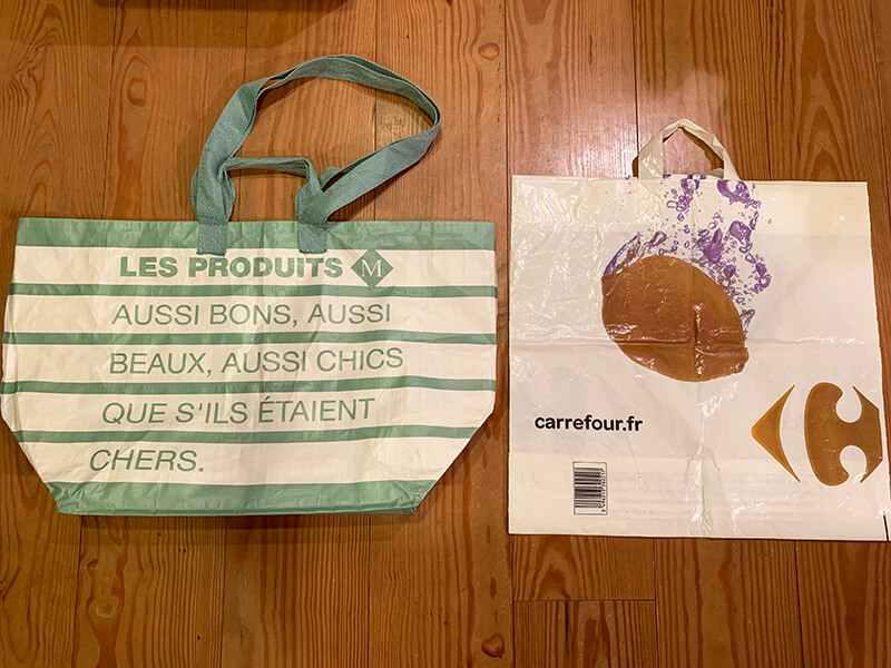 フランスで買ったショッピングバッグ