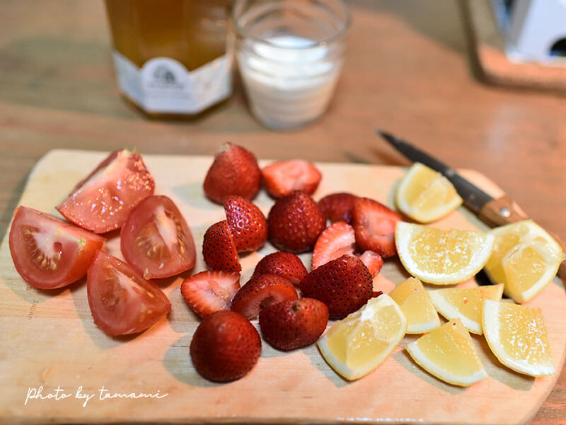 美肌効果に！苺とトマトのスムージレシピ