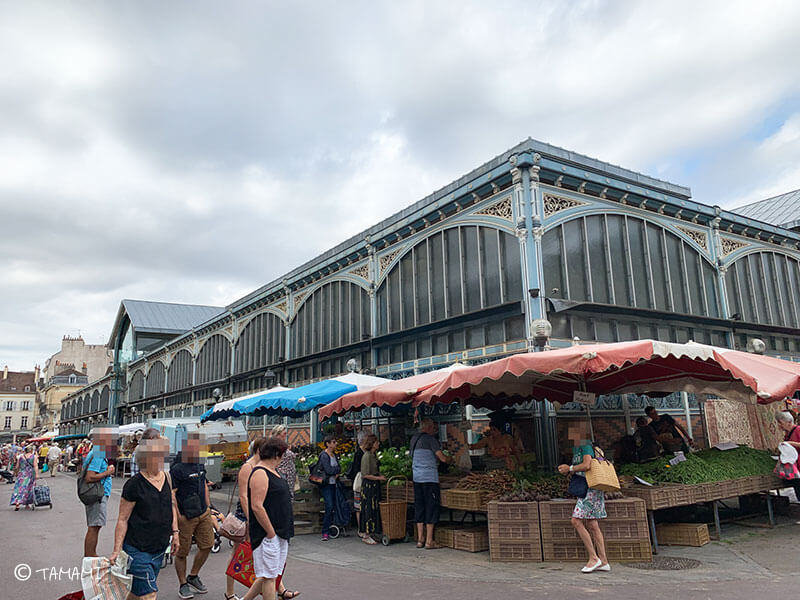 マスタードで有名なブルゴーニュ地方ディジョンの屋根付き市場「Les Halles」へ行ってみよう
